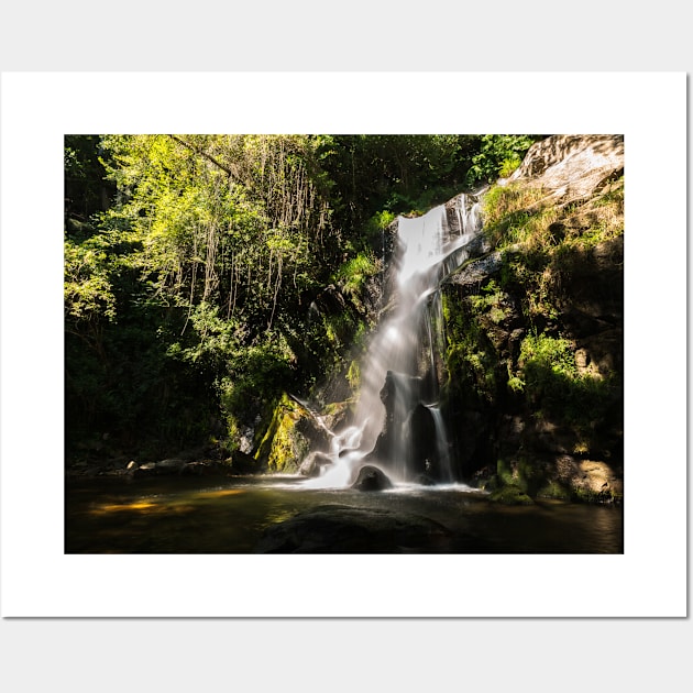 Beautiful waterfall in Cabreia Portugal Wall Art by homydesign